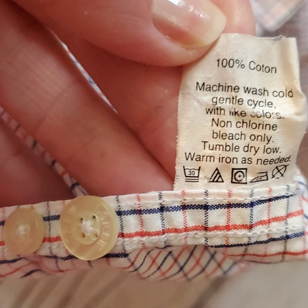 J Crew cotton woven plaid long sleeved shirt Medium